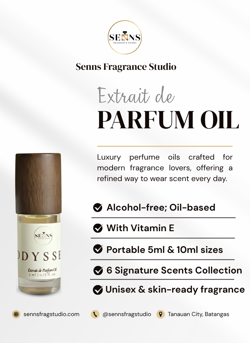 Odyssey– Extrait de Parfum Oil | Luxury Perfume Oil (5ml & 10ml)